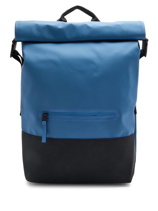 Rains Other - NWT RAINS Trail Roll-Top Backpack W3 Waterproof Color is Blue with Black Accents